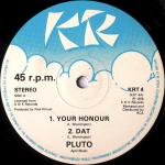 Pluto Shervington - Your Honour / Dat - KR - Reggae