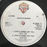 Jocelyn Brown - Love's Gonna Get You - Warner Bros. Records - Disco