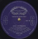Patsy Cline - Never To Be Forgotten - Hallmark Records - Folk