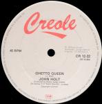 John Holt - Ghetto Queen - Creole Records - Reggae