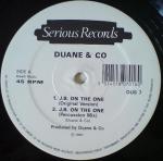 Duane & Co. - J.B. On The One - Serious Records  - UK House