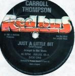 Carroll Thompson - Just A Little Bit - Red Bus Records - Reggae