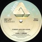 Carly Simon - Coming Around Again (Theme From Heartburn) - Arista - Soundtracks