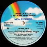 Patti LaBelle & Michael McDonald - On My Own - MCA Records - Soul & Funk