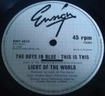 Light Of The World - The Boys In Blue / This Is This - Ensign - Soul & Funk