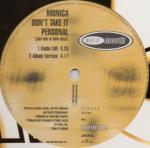 Monica - Don't Take It Personal (Just One Of Dem Days) - Word Of Mouth - Hip Hop