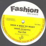 Top Cat - Gallist / Sess A Weh Yu Want - Fashion Records - Reggae
