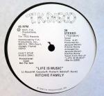 The Ritchie Family - Life Is Music / Lady Luck - T.K. Disco - Disco