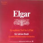 Sir Edward Elgar, Sir Adrian Boult & London Philharmonic Orchestra - Symphony No 1 In A Flat - Lyrita Recorded Edition - Classical