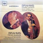 Johannes Brahms, Isaac Stern, Leonard Rose, Eugene Ormandy & The Philadelphia Orchestra - Double Concerto / Handel Variations - CBS - Classical