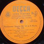 Ludwig van Beethoven, Frédéric Chopin & Wilhelm Backhaus - Sonata No. 30 In E Major, Op. 109 / Sonata In B Flat Minor - Decca - Classical