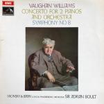 Ralph Vaughan Williams, Vronsky, Babin, Sir Adrian Boult & London Philharmonic Orchestra  - Concerto For Two Pianos And Orchestra, Symphony No. 8 - His Master's Voice - Classical