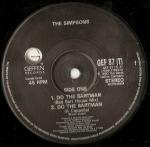 The Simpsons - Do The Bartman - Geffen Records - UK House
