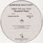 Timmy Dee - Wonderful Things - Subliminal Soul - US House