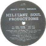 Militant Soul Productions - 2000 Black - Black Vinyl Records - Deep House