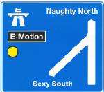 E-Motion - Naughty North Sexy South - MCA Records - Hard House