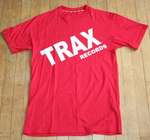 Trax Records - T-Shirt - Red - Trax Records - Chicago House