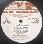 Sound Systemme - Play All Night - Go! Beat - Break Beat
