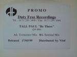 Tall Paul - Be There - Duty Free Recordings - Hard House