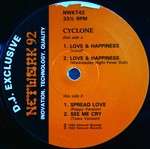 Cyclone - Love & Happiness - Network - Euro Techno