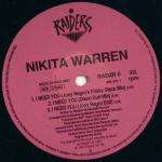 Nikita Warren - I Need You - Raiders Records - US House