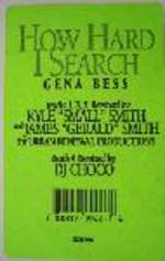 Geena Bess - How Hard I Search - Kult Records - US House