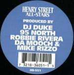 Various - Henry Street All-Stars - Henry Street Music - US House