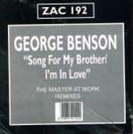 George Benson - Song For My Brother / Baby I'm In Love (The Masters At Work Remixes) - ZAC Records - US House