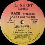 Raze - All 4 Love - Da Sheet Records - US House