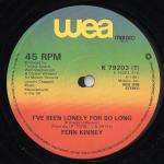 Fern Kinney - I've Been Lonely For So Long - WEA Records Ltd. - Disco
