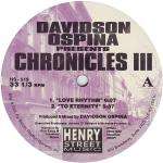 Davidson Ospina - Chronicles III - Henry Street - US House